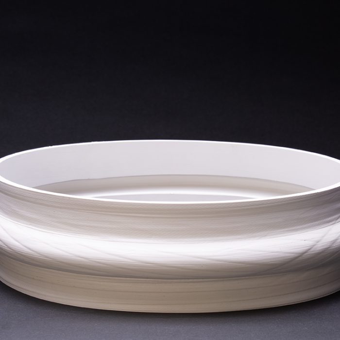 Single rounded convoluted flexible rubber bellow