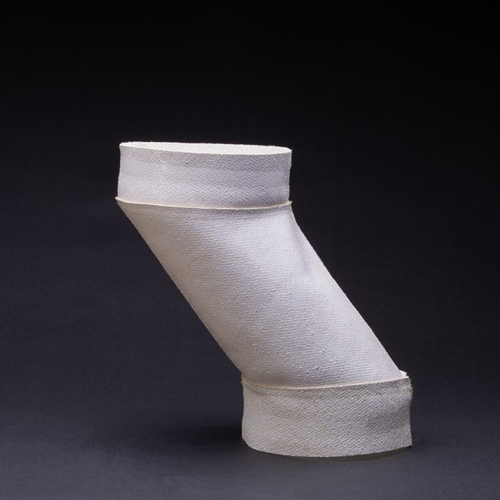 off set silicone kevlar fabric flexible connection